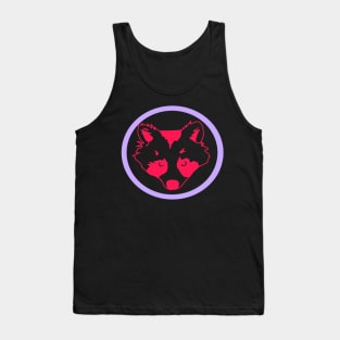 Pink Racoon Tank Top